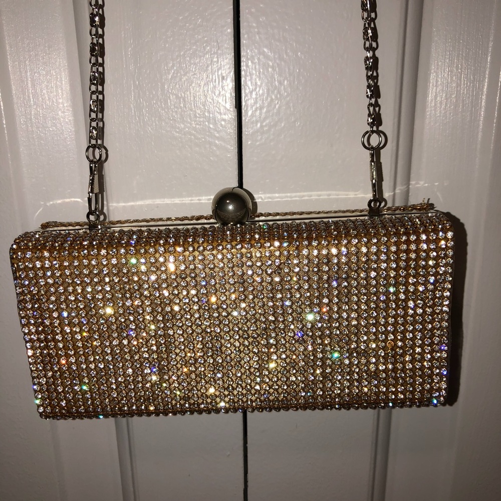 Glittery crossbody bag